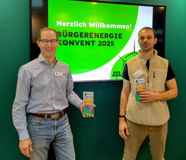 FraBeG nimmt am Bürgerenergie-Konvent in Berlin teil